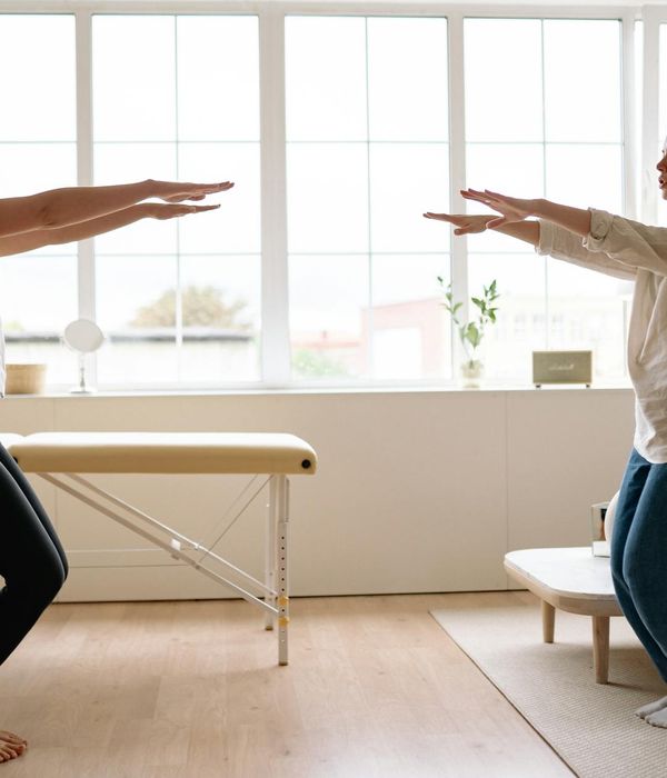 Abstract energy flow representing flexibility and daily yoga routine