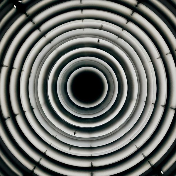 Abstract geometry representing body balance and internal focus